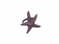 Antique Copper Starfish Napkin Ring 3\