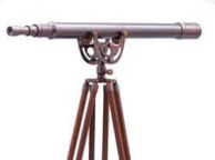 Floor Standing Antique Copper Anchormaster Telescope 65\
