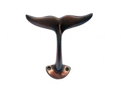 Antique Copper Decorative Whale Tail Hook 5\