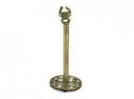 Antique Gold Cast Iron Crab Extra Toilet Paper Stand 16\