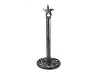 Rustic Silver Cast Iron Starfish Extra Toilet Paper Stand 15\