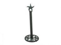 Rustic Seaworn Blue Cast Iron Starfish Extra Toilet Paper Stand 15\