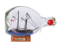 Bluenose Sailboat in a Glass Bottle 7\