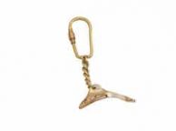 Solid Brass Dolphin Key Chain 4\