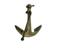 Rustic Gold Cast Iron Anchor Paperweight 5\