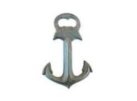 Antique Seaworn Bronze Deluxe Cast Iron Anchor Bottle Opener 6\