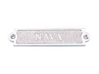Chrome Navy Sign 6\