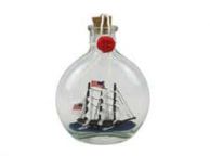 USS Constitution Model Ship in a Glass Bottle 4\