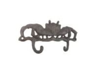 Cast Iron Decorative Crab Metal Wall Hooks 10.5\