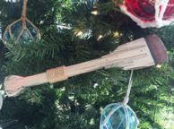 Wooden Hayden Decorative Squared Rowing Boat Oar Christmas Ornament 12\