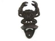 Cast Iron Wall Mounted Crab Bottle Opener 6\