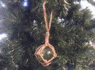 Green Japanese Glass Ball Fishing Float Decoration Christmas Ornament 2\