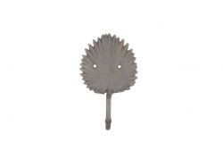 Cast Iron Wall Mounted Decorative Metal Palm Frond Hook 7\