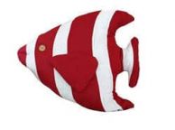 Red Tropical Fish Pillow 18\
