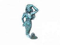 Seaworn Blue Cast Iron Mermaid Hook 6\