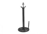 Antique Silver Cast Iron Anchor Paper Towel Holder 16\