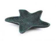 Seaworn Blue Cast Iron Starfish Decorative Bowl 8\