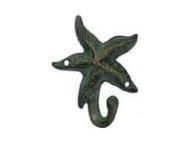 Antique Seaworn Bronze Cast Iron Starfish Hook 4\
