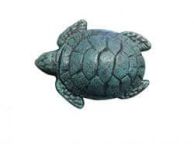 Seaworn Blue Cast Iron Decorative Turtle Bottle Opener 4\