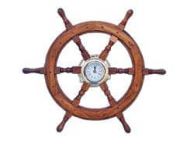 Ship Wheel Clocks