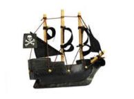 Black Pearl Pirates of the Caribbean Pirate Ship Model Magnet 4\