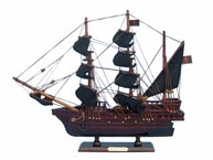 Wooden Ed Lows Rose Pink Model Pirate Ship 14