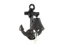 Cast Iron Wall Mounted Anchor Bell 8