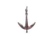 Rustic Copper Cast Iron Anchor Paperweight 5