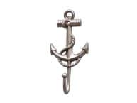 Silver Finish Anchor And Rope With Hook 7