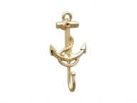 Gold Finish Anchor And Rope With Hook 7