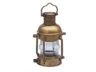 Antique Brass Anchor Oil Lantern 15
