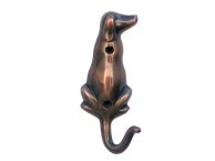Antique Copper Decorative Dog Hook 6
