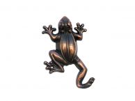 Antique Copper Decorative Frog Hook 6