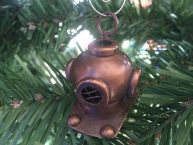 Antique Copper Diving Helmet Christmas Ornament 5 