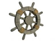 Rustic Decorative Ship Wheel 12