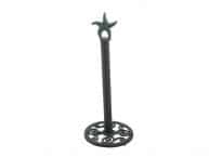 Rustic Seaworn Blue Cast Iron Starfish Extra Toilet Paper Stand 15