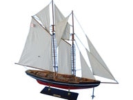 Wooden Bluenose Model Sailboat Decoration 35