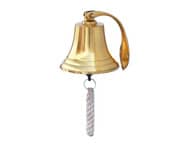 Brass Plated Hanging Harbor Bell 5.5