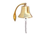 Brass Plated Hanging Harbor Bell 7