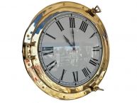 Brass Deluxe Class Porthole Clock 20