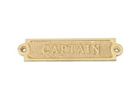 Brass Captain Sign 6