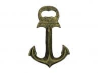Rustic Gold Deluxe Cast Iron Anchor Bottle Opener 6