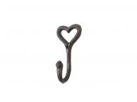 Cast Iron Wall Mounted Decorative Heart Shaped Hook 5