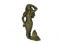 Rustic Gold Cast Iron Mermaid Hook 6