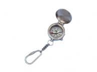 Chrome Compass with Lid Key Chain 5