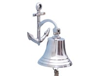 Chrome Hanging Anchor Bell 10
