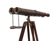 Floor Standing Admirals Antique Brass Binoculars 62