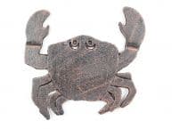 Rustic Copper Cast Iron Crab Trivet 11