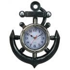Ship Wheel and Anchor Wall Clock 15