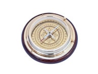 Brass Directional Desktop Compass 6